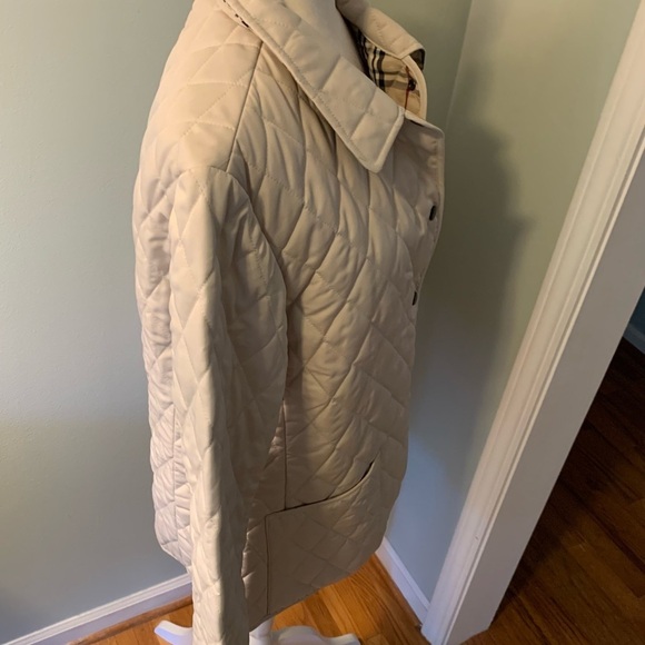 Charles Klein Quilted Cream Jacket, size M - Picture 7 of 7